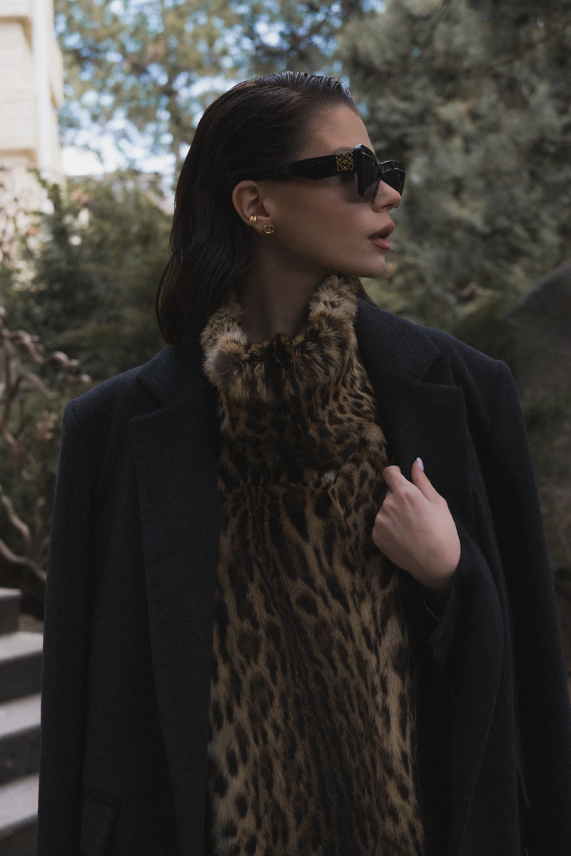 Cashmere Jacket with Lippi Fur Dickey