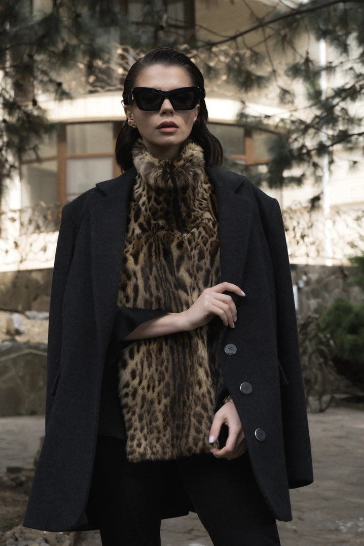 Cashmere Jacket with Lippi Fur Dickey