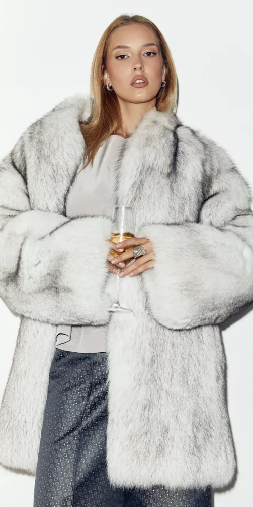 Arctic Fox Fur Coat