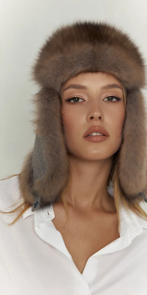 Sable Fur Ushanka Hat