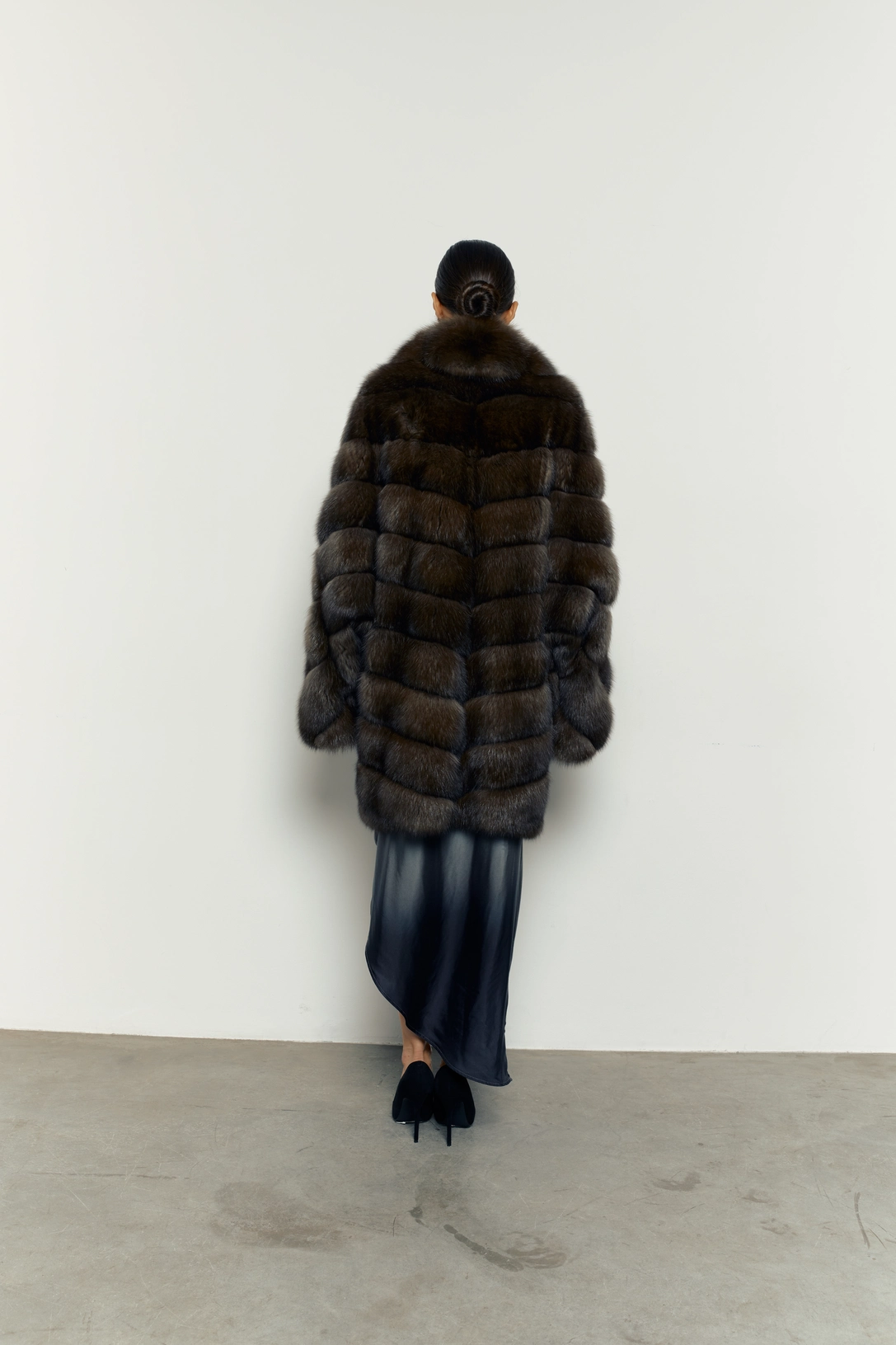 Batwing Sable Fur Coat