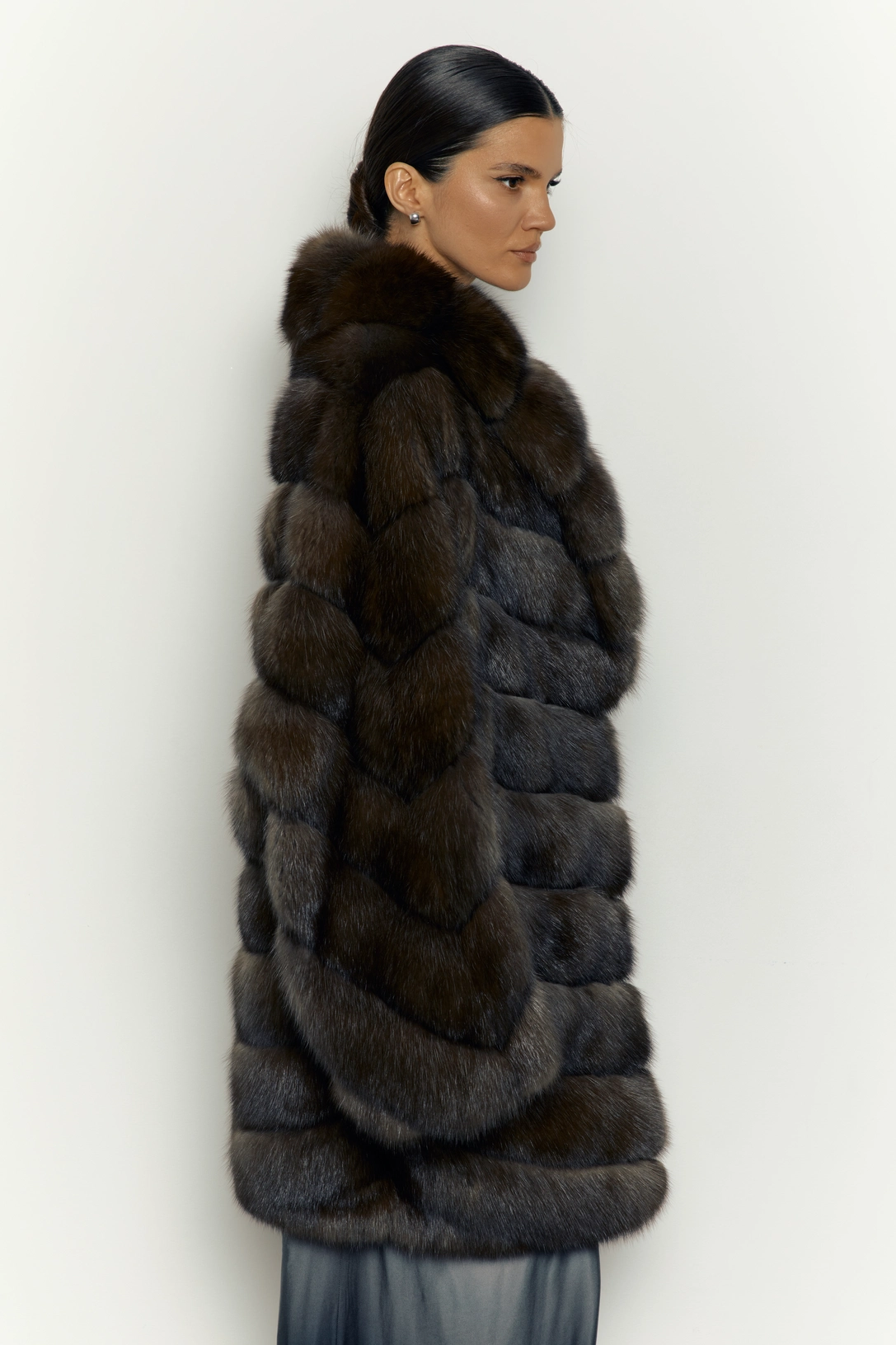 Batwing Sable Fur Coat