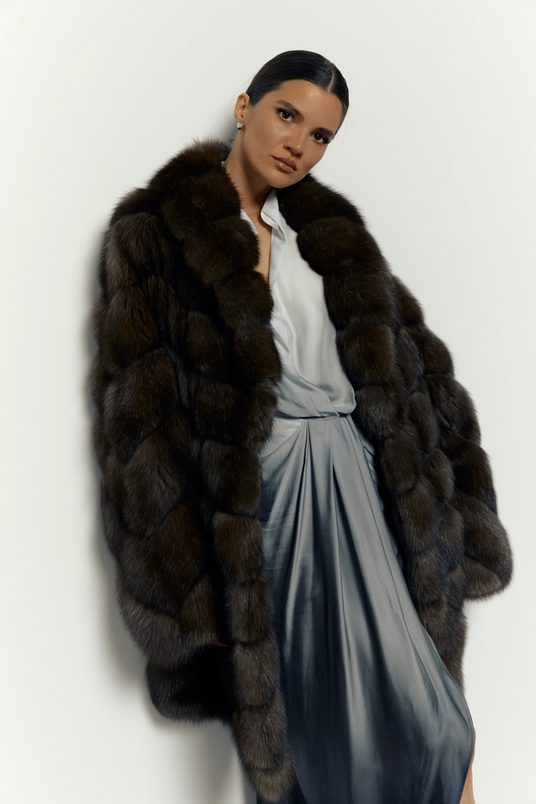Batwing Sable Fur Coat