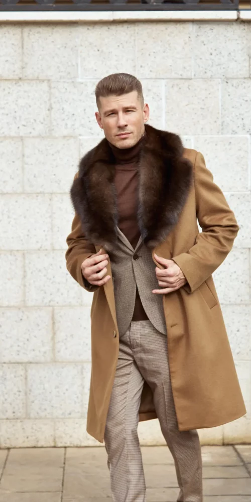 Cashmere and Sable Fur Coat