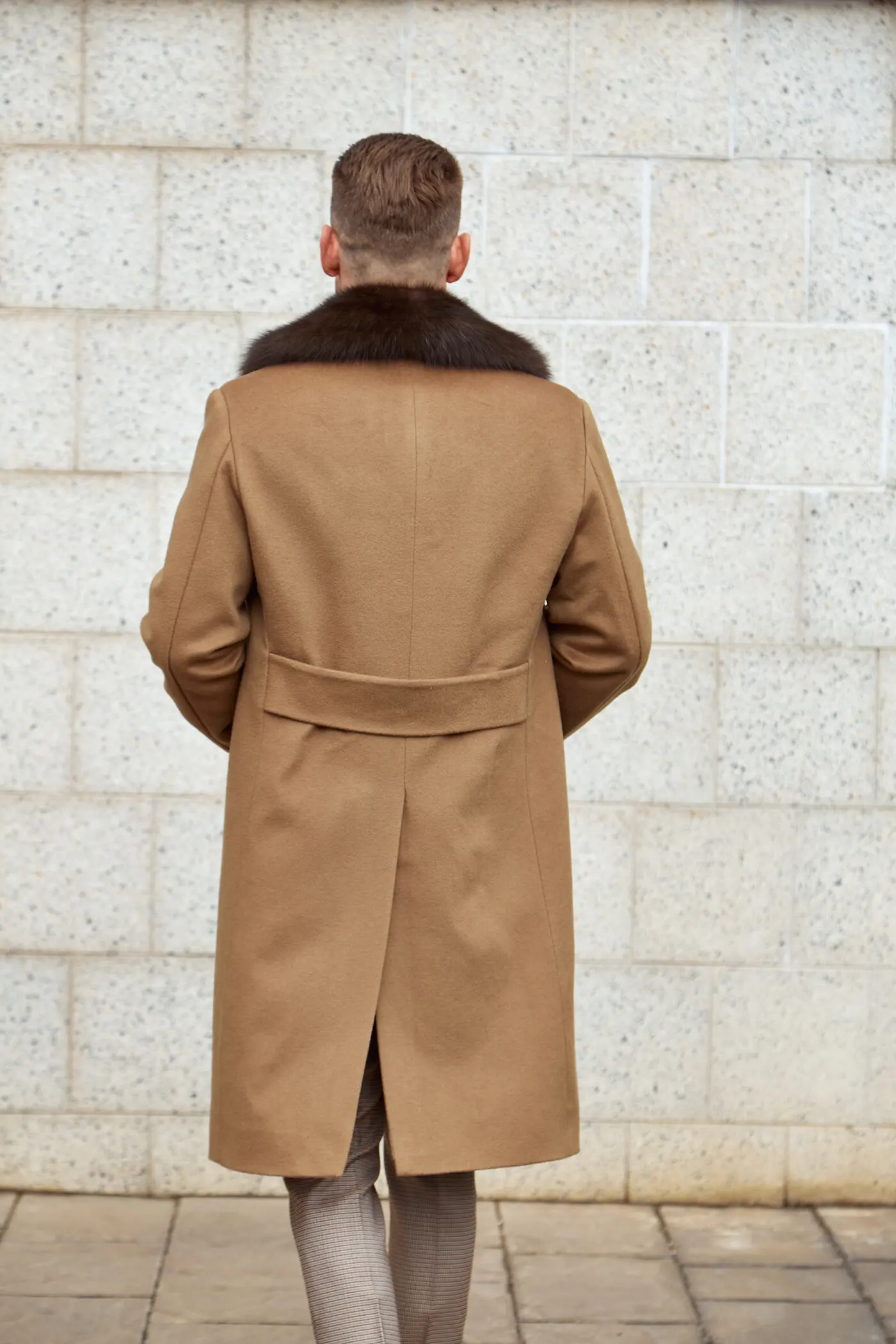 Cashmere and Sable Fur Coat