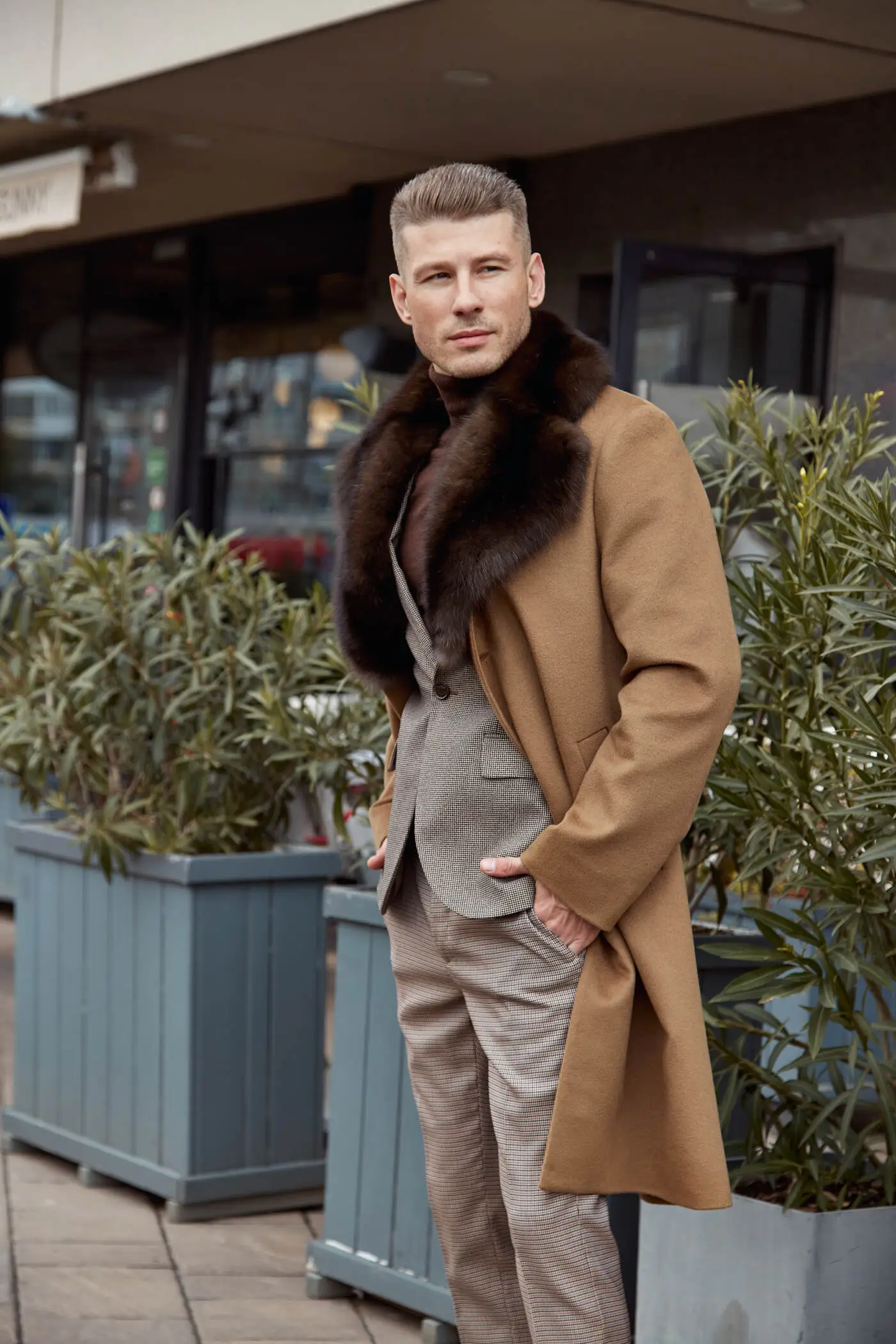 Cashmere and Sable Fur Coat
