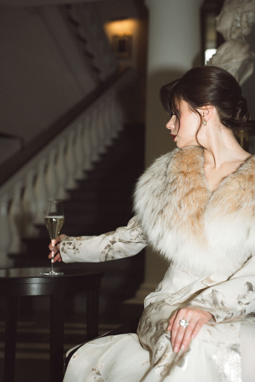 French Organza & Siberian Lynx Coat