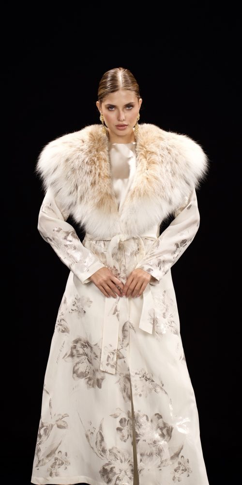 French Organza & Siberian Lynx Coat