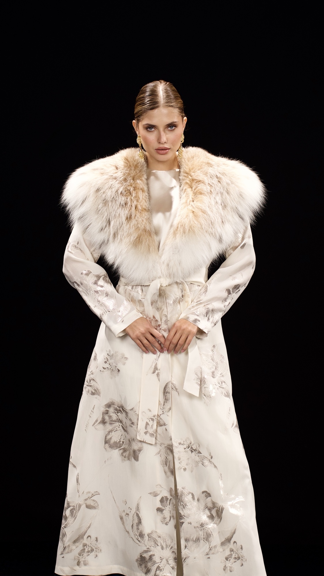 French Organza & Siberian Lynx Coat