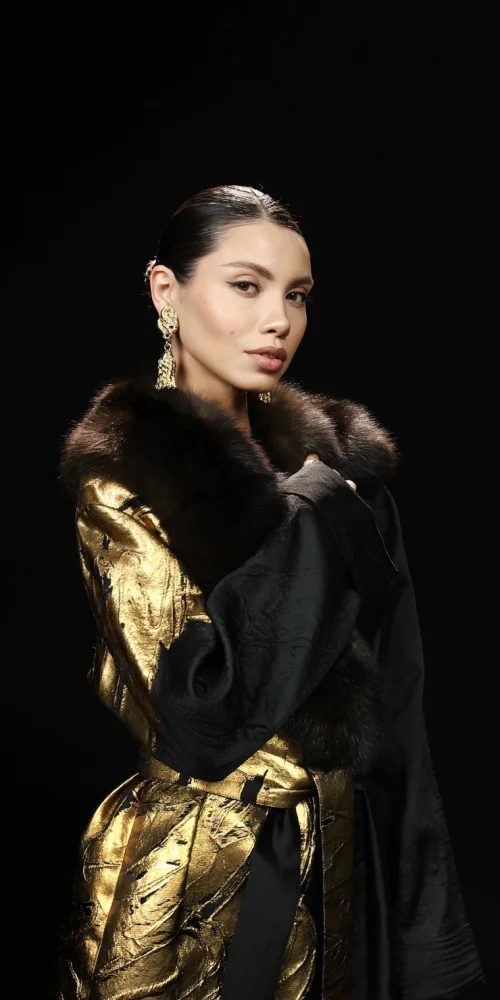 Italian Taffeta & Russian Sable Coat
