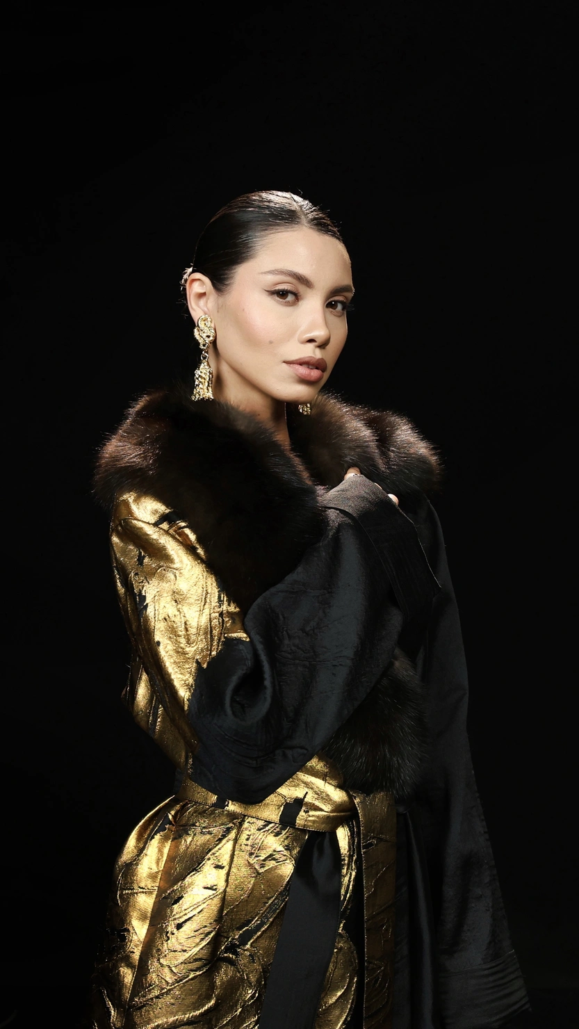 Italian Taffeta & Russian Sable Coat