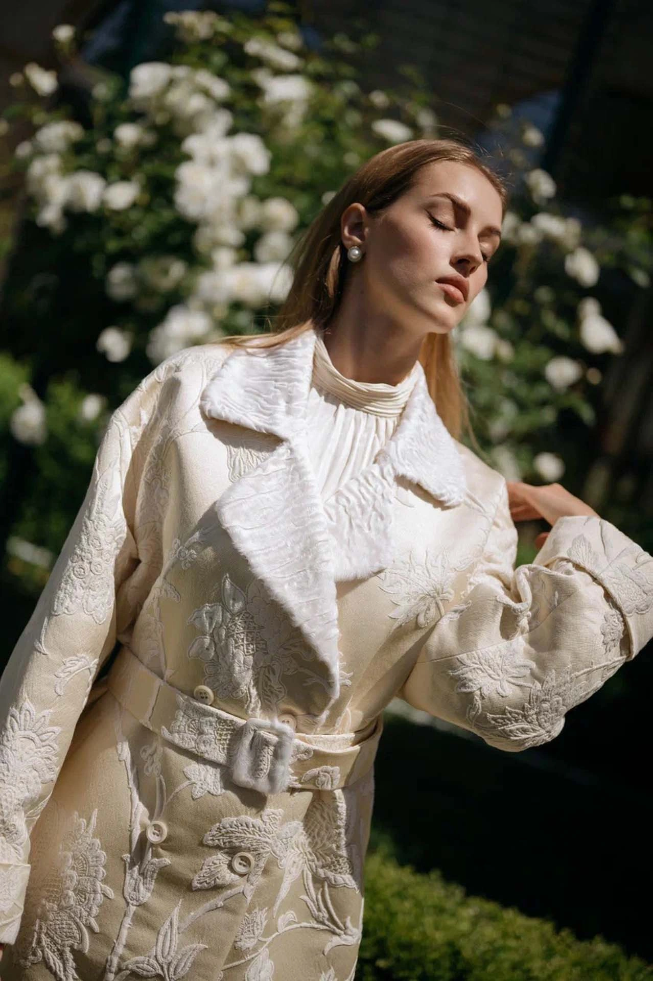 Namibian Swakara & Wool Jacquard Jacket - Image 4