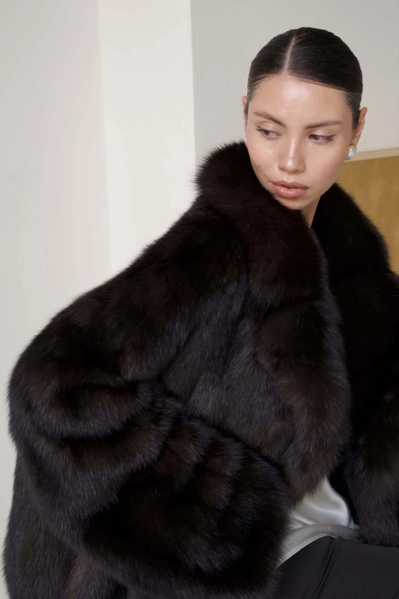 Oversized Sable Fur Jacket