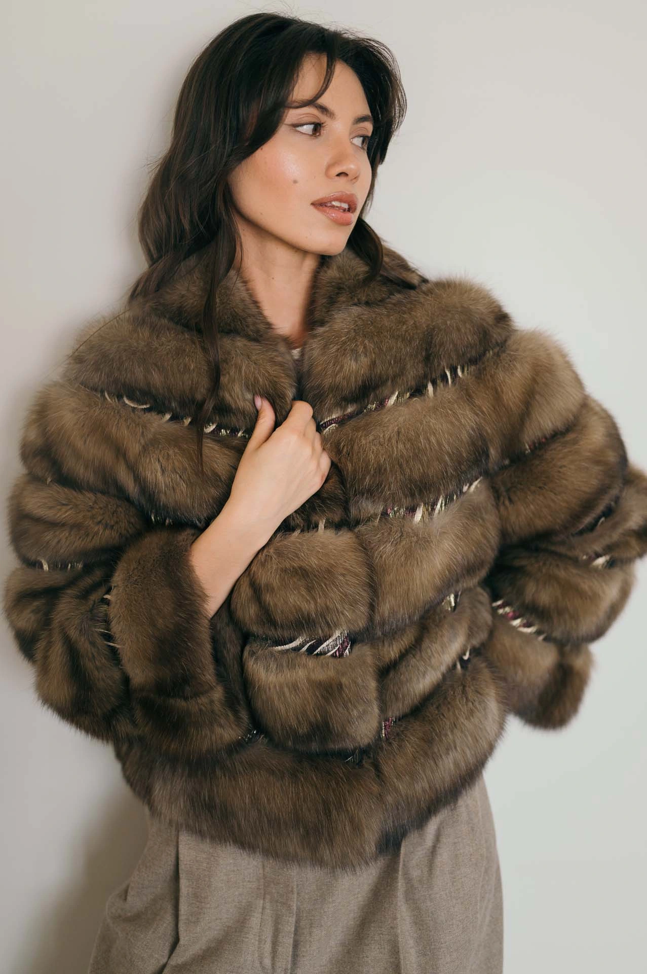 Sable & Couture Jacquard Jacket