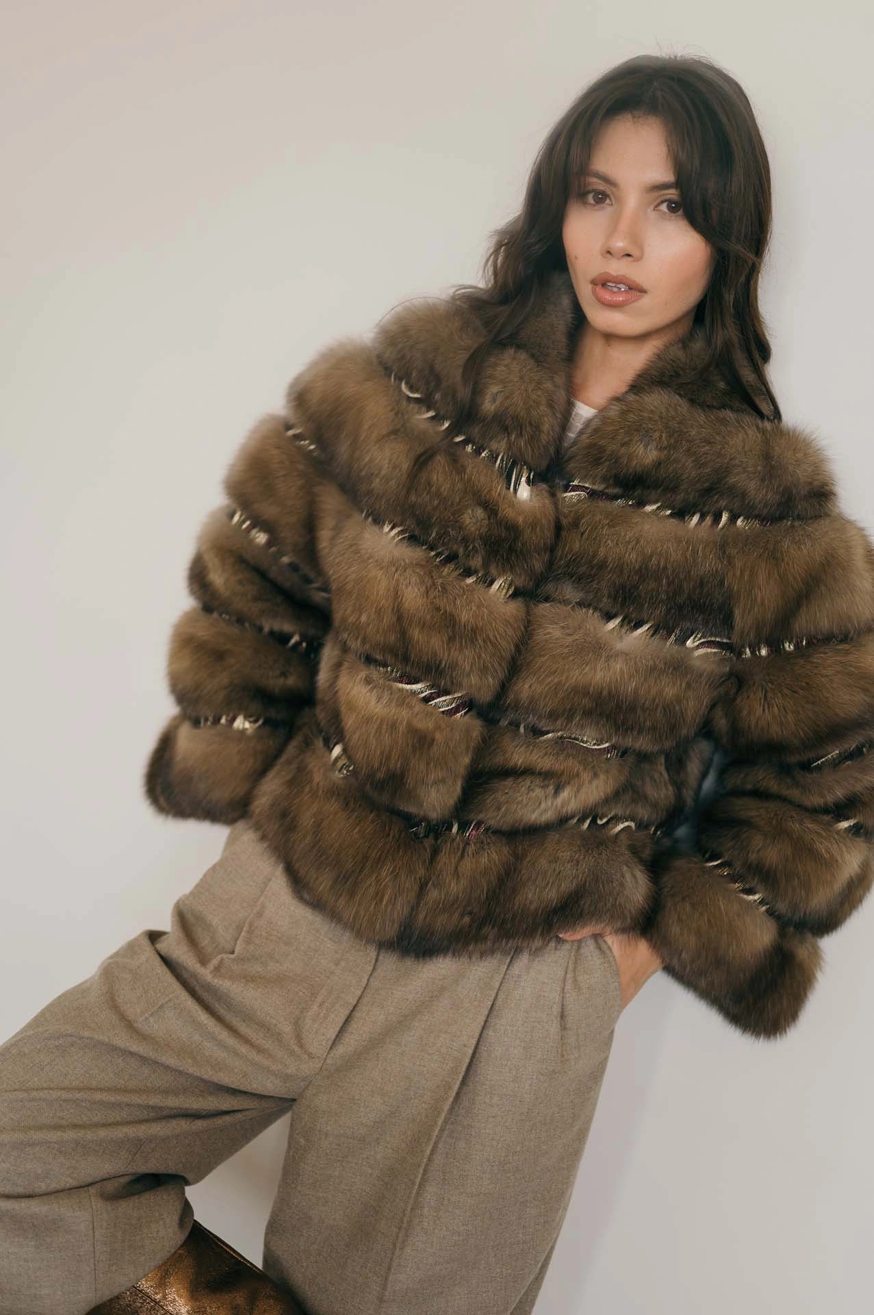 Sable & Couture Jacquard Jacket