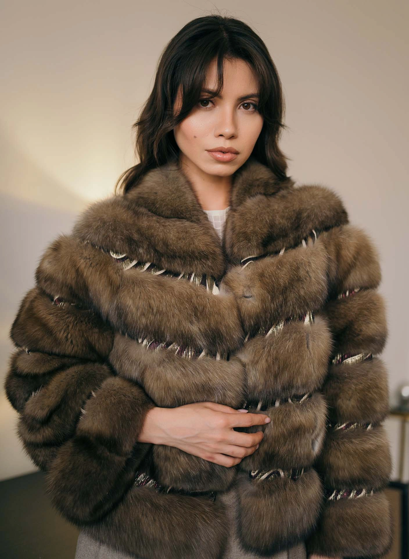 Sable & Couture Jacquard Jacket
