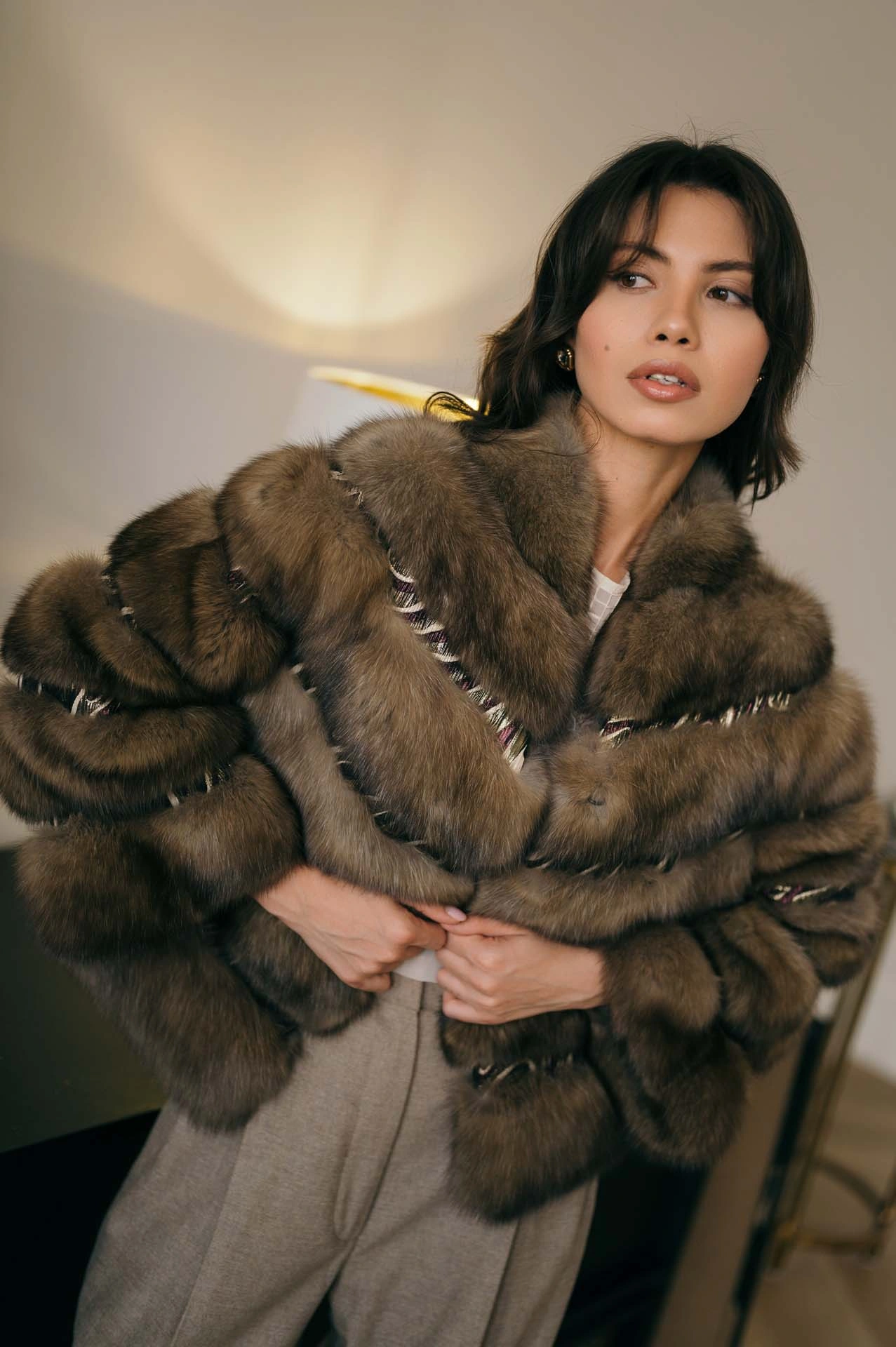 Sable & Couture Jacquard Jacket