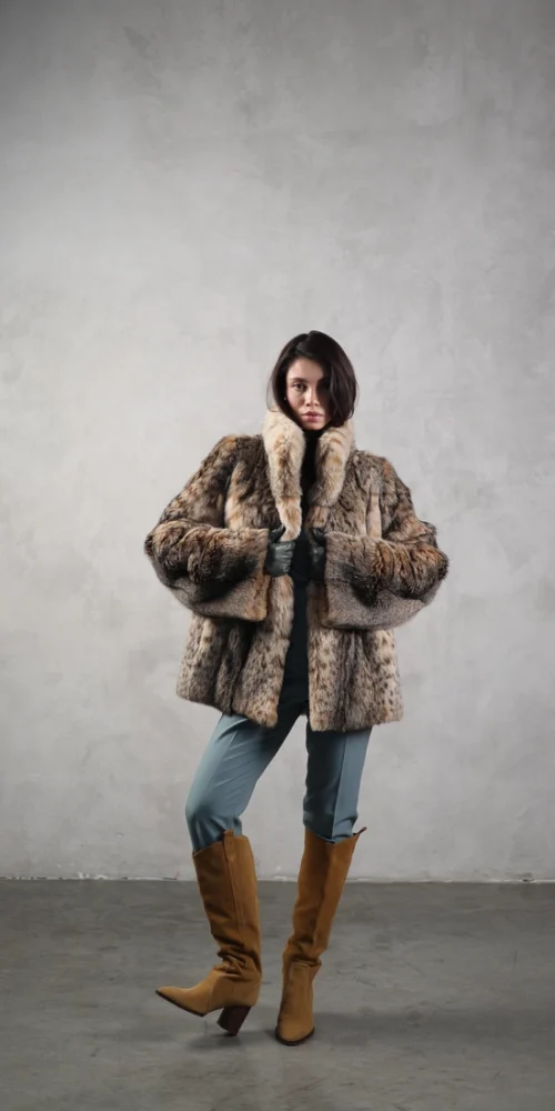 Siberian Lynx Fur Coat — Main Pelt Selection (2)