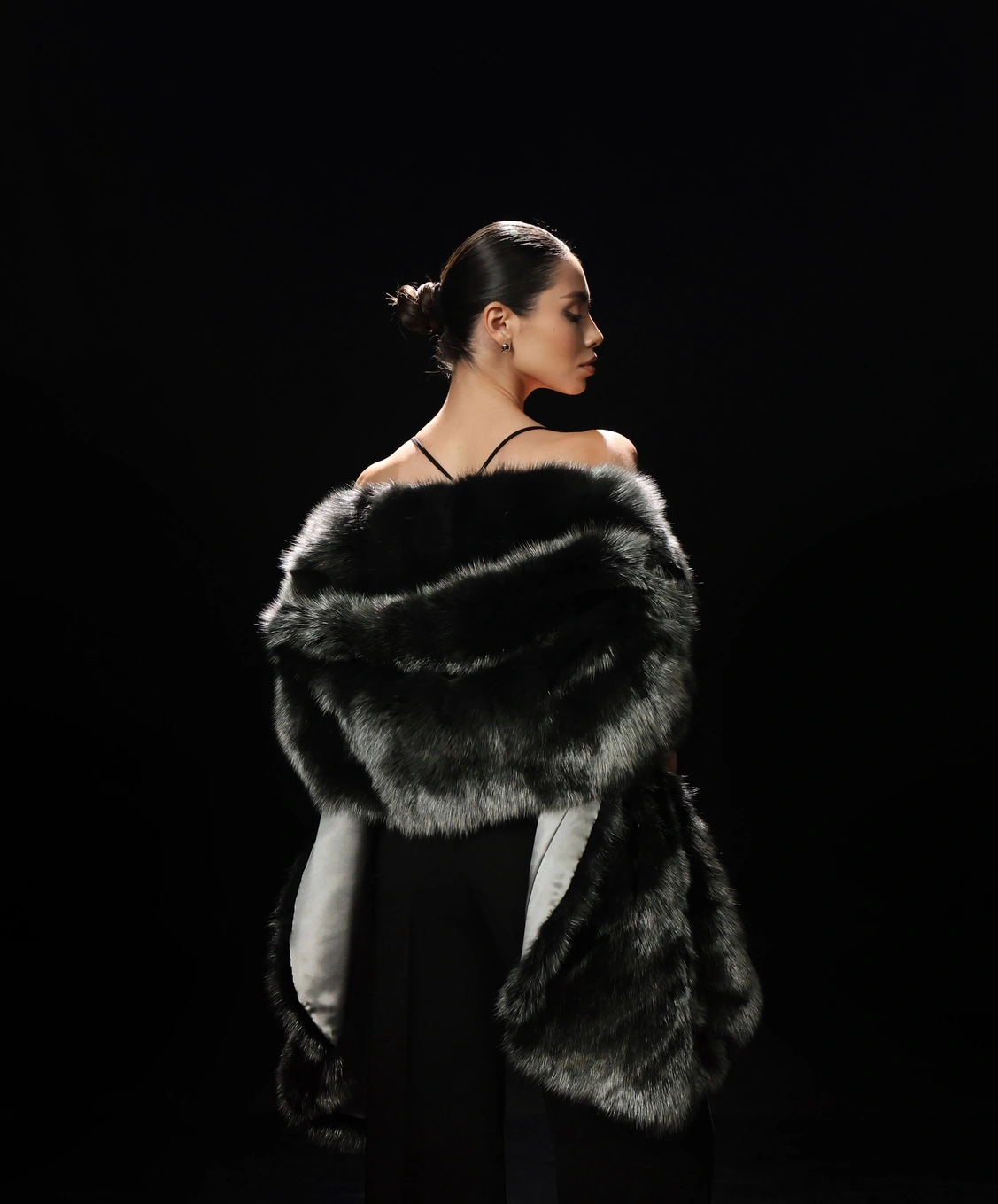 Silver-Coated Russian Sable Stole