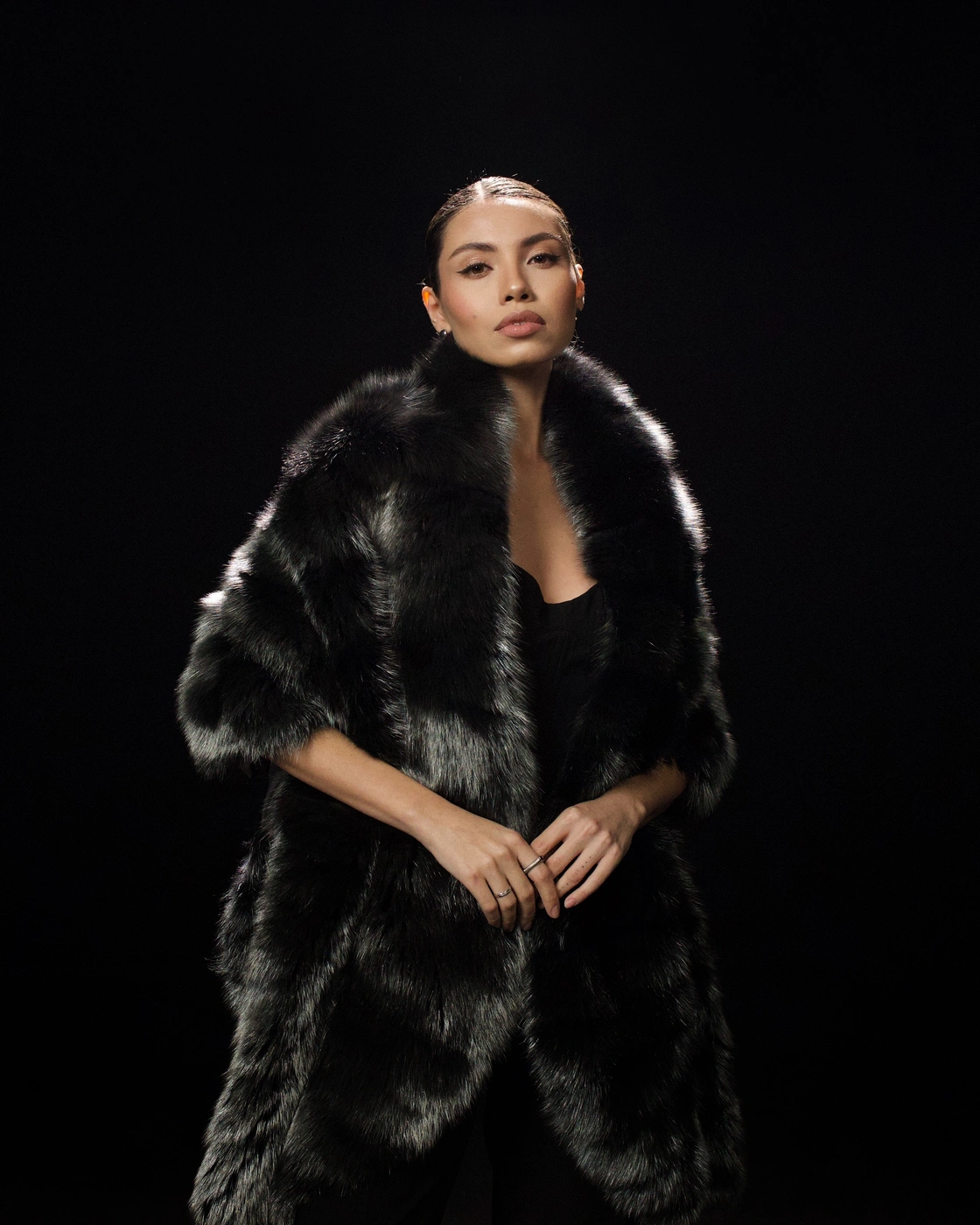 Silver-Coated Russian Sable Stole
