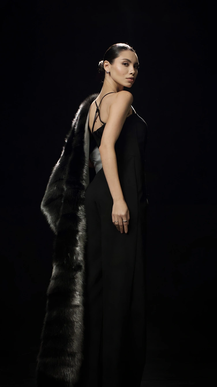Silver-Coated Russian Sable Stole